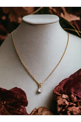گردنبند جواهر سفید زنانه زیرکن FAYRA ACCESSORIES - کد 892472221