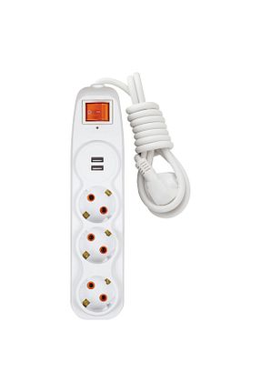 کابل افزودنی پریز گروهی سفید 3 Nilson - کد 286194170