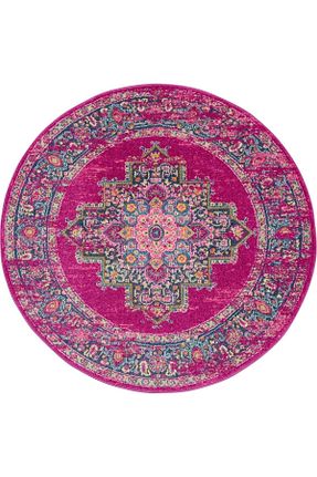 فرش صورتی قابل شستشو Rugs Modern Halı - کد 735832392
