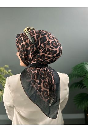 روسری قهوه ای پنبه پلی استر Onur - کد 889977702