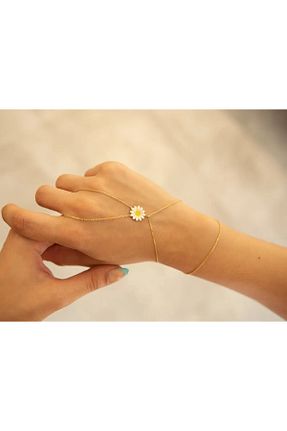 دستبند طلا زرد زنانه 14 عیار Safir Kuyumculuk - کد 378404935
