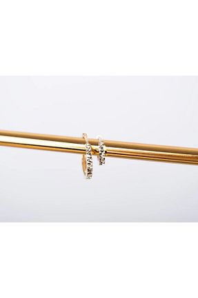 گوشواره طلا زرد زنانه 14 عیار Safir Kuyumculuk - کد 42739284