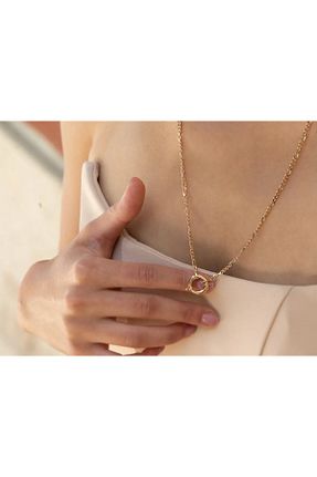 گردنبند طلا زرد زنانه 14 عیار Safir Kuyumculuk - کد 32026309