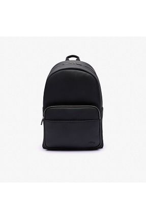 کیف دوشی مشکی مردانه پلی اورتان Lacoste - کد 778287938