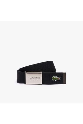 کمربند مشکی مردانه پلی استر Lacoste - کد 3069368