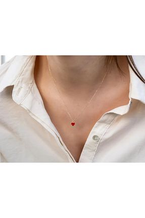 گردنبند طلا زرد زنانه 14 عیار Safir Kuyumculuk - کد 825930122