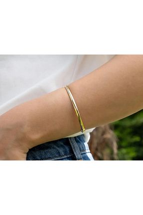 دستبند طلا زرد زنانه 14 عیار Safir Kuyumculuk - کد 825931985