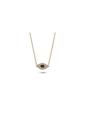 گردنبند الماس صورتی 0,01 - 0,20 Safir Kuyumculuk - کد 379974615
