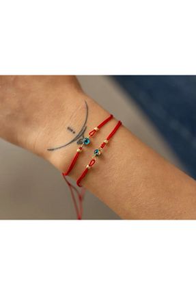 دستبند طلا زرد زنانه 14 عیار Safir Kuyumculuk - کد 378404954