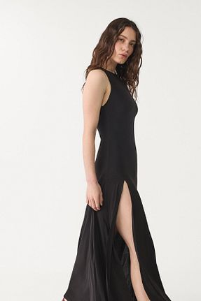 لباس مشکی زنانه بافتنی Stradivarius - کد 894893091