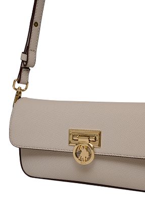 کیف پستچی مشکی زنانه چرم مصنوعی U.S. Polo Assn. - کد 894901874