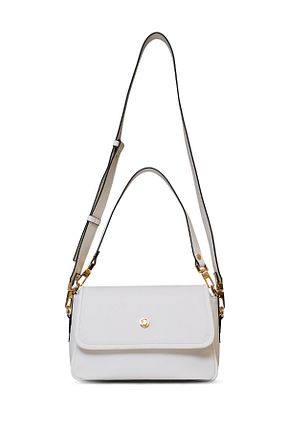 کیف دوشی سفید زنانه چرم مصنوعی U.S. Polo Assn. - کد 894906260