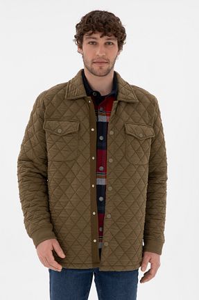 رویه خاکی مردانه یقه پیراهنی U.S. Polo Assn. - کد 894853094