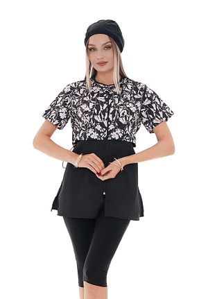 مایو حجاب مشکی زنانه چاپی REMSA - کد 894870710