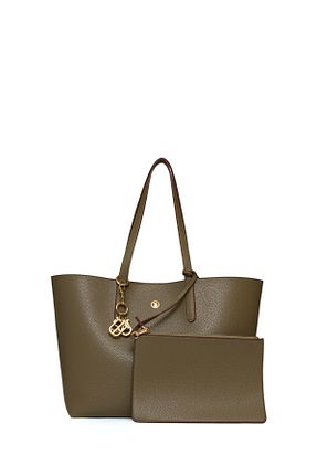 کیف دوشی خاکی زنانه چرم مصنوعی U.S. Polo Assn. - کد 894889301