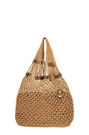 کیف ساحلی زرد زنانه حصیر Nautica - کد 896498622