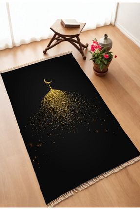 سجاده مشکی پلی استر DEKOMOD - کد 894807245