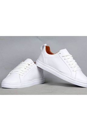 کفش کژوال سفید مردانه پارچه ای gümüş shoes - کد 896485455