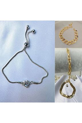 دستبند جواهر طوسی زنانه زیرکن Meyras Touch - کد 894860457