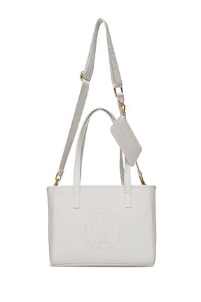 کیف دوشی سفید زنانه چرم مصنوعی U.S. Polo Assn. - کد 894892384