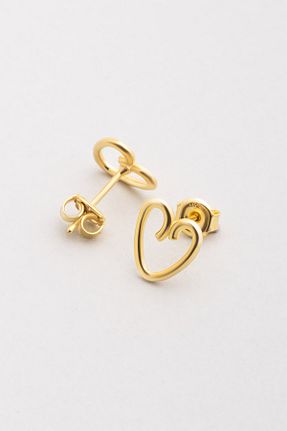 گوشواره نقره زرد زنانه 925 عیار So Chic - کد 894839915