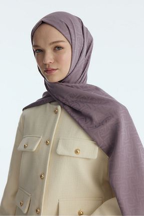 شال بنفش زنانه پنبه پلی استر cs camellia scarf - کد 894892101