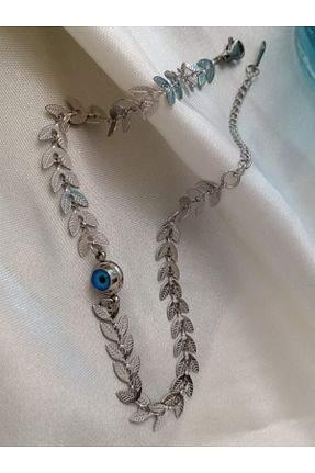 خلخال جواهر طوسی زنانه استیل (فولاد) Shisa Jewel - کد 894914659