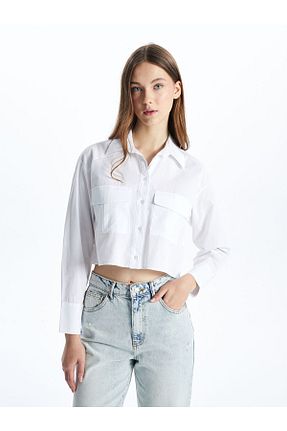 پیراهن سفید زنانه رگولار LC Waikiki - کد 930796798