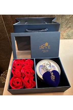 گل خشک و مصنوعی قرمز HEDİYEBİZİZ - کد 898852056
