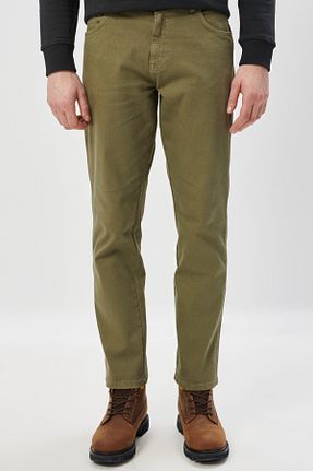شلوار جین سبز مردانه پاچه تنگ Wrangler - کد 656135215