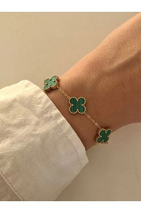 دستبند استیل (فولاد) طلائی زنانه استیل ضد زنگ Opia JEWELRY - کد 346266995