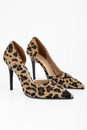 کفش استایلیتو بژ پاشنه نازک Shoeberry - کد 893894046