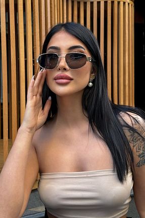 عینک آفتابی رنگی زنانه 48 FALAN EYEWEAR - کد 892620624