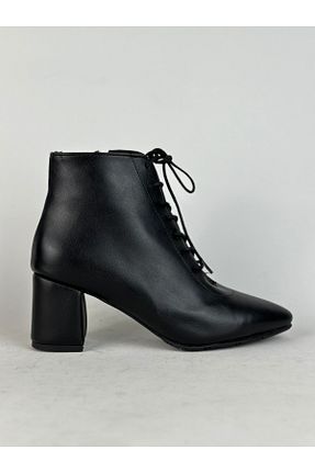 بوت / نیم بوت مشکی زنانه چرم مصنوعی TARZKIZ - کد 892668467