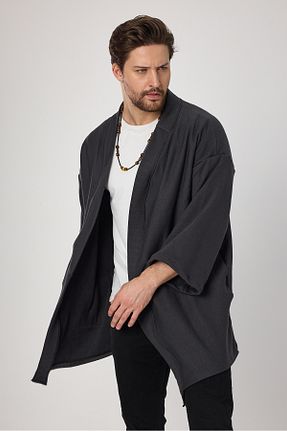 کیمونو و کافتان طوسی مردانه پنبه ای rammers - کد 892706245