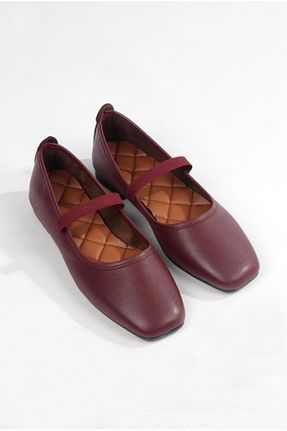 بابت زرشکی زنانه چرم مصنوعی ayselin moda - کد 892408341