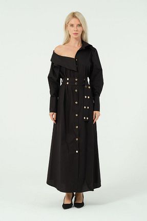 لباس مشکی زنانه بافتنی 369 etnik butik - کد 892706666