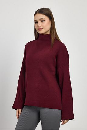 پلیور زرشکی زنانه ساده Rays - کد 892718718
