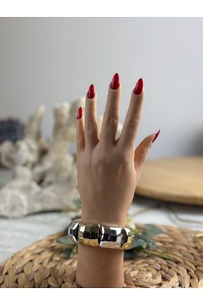 دستبند جواهر طلائی زنانه SEDEF TAKI - کد 894081256