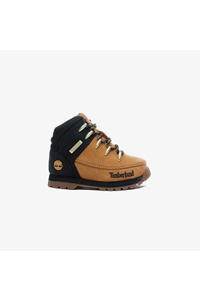 بوت / نیم بوت زرد بچه گانه چرم خالص Timberland - کد 246759995
