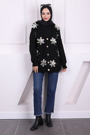 رویه حجاب مشکی زنانه مخلوط پلی استر İmajButik - کد 892717478