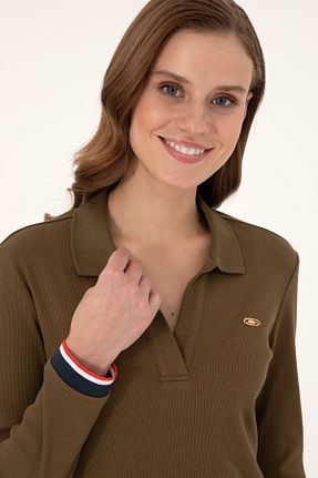 لباس خاکی زنانه بافتنی U.S. Polo Assn. - کد 892733257