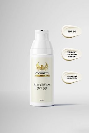 کرم ضد آفتاب صورت SPF 50 + Ash professional - کد 866302271