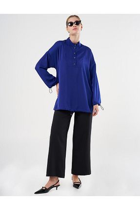 تونیک حجاب سرمه ای زنانه بافتنی Kayra - کد 892794360
