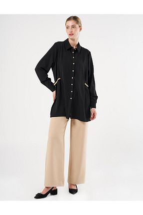 پیراهن حجاب مشکی زنانه رگولار Kayra - کد 893544024