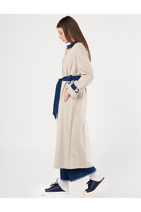 ترنچکت حجاب بژ زنانه Kayra - کد 892794381