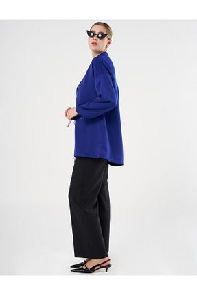 تونیک حجاب سرمه ای زنانه بافتنی Kayra - کد 892794360