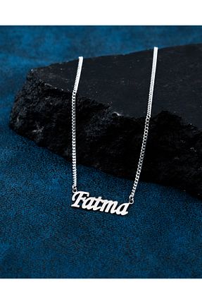گردنبند نقره طوسی زنانه 925 عیار zivva silver - کد 892839736