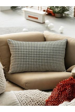 کوسن و روکش کوسن سبز کتان time collection - کد 838756666