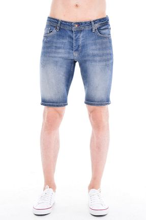 شلوارک و برمودا آبی مردانه اسلیم فیت CEDY DENIM - کد 290511796